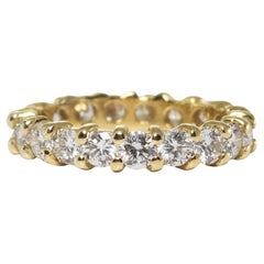 Anillo Eternidad Diamante Oro Amarillo 14K 2.00ct