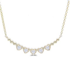 Collier Gazebo collection en or jaune 14 carats et diamants (0,11 ct. pt.)
