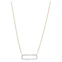 14K Yellow Gold & Diamond Gazebo Collection Necklace (0.28 Ctw)