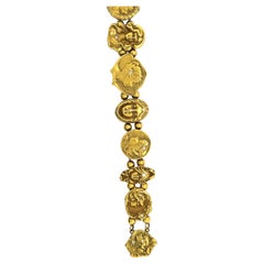 Slide-Armband aus 14 Karat Gelbgold mit Diamanten der Göttin