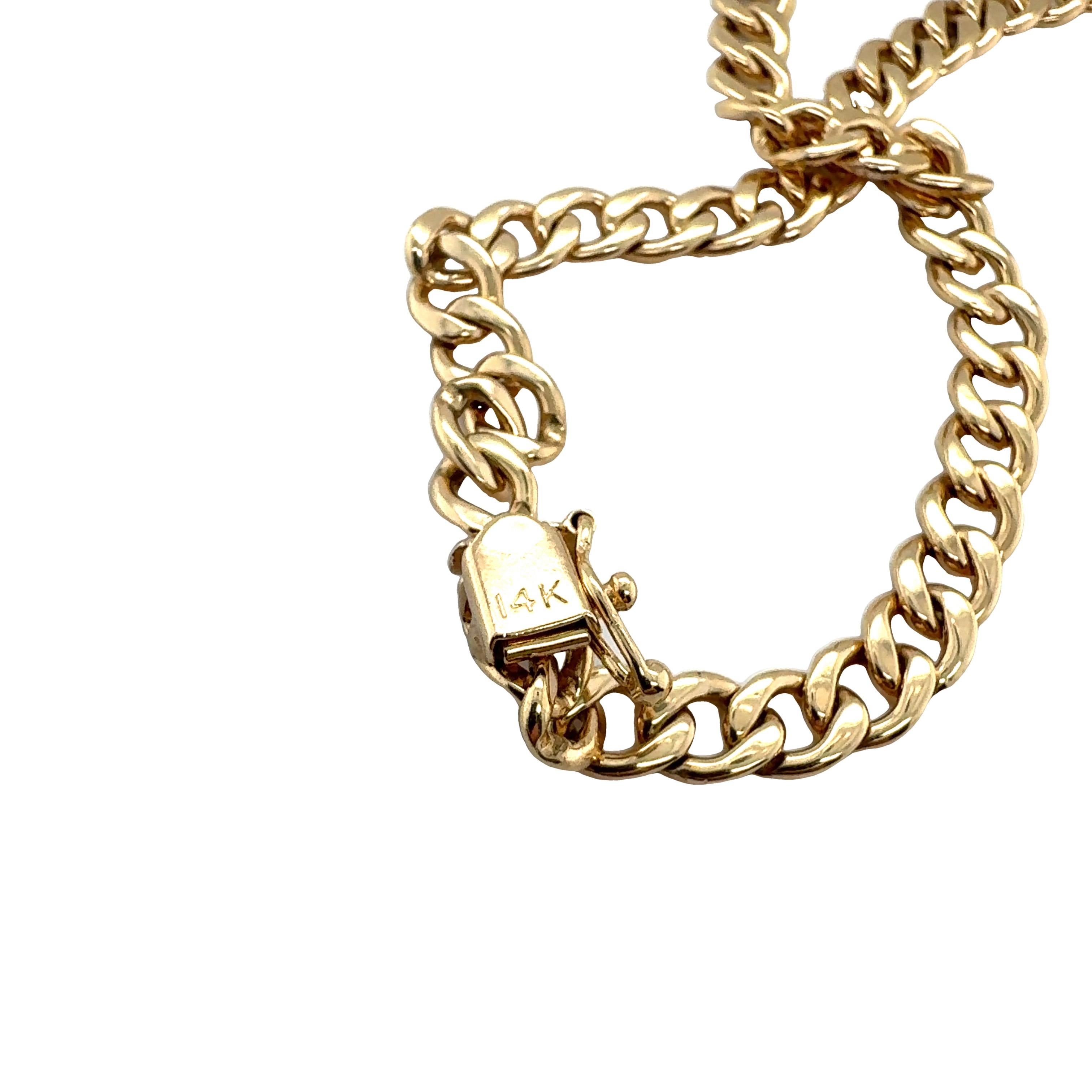 14 Karat Gelbgold Diamant-Herz-Anhänger im Zustand „Gut“ in Beverly Hills, CA