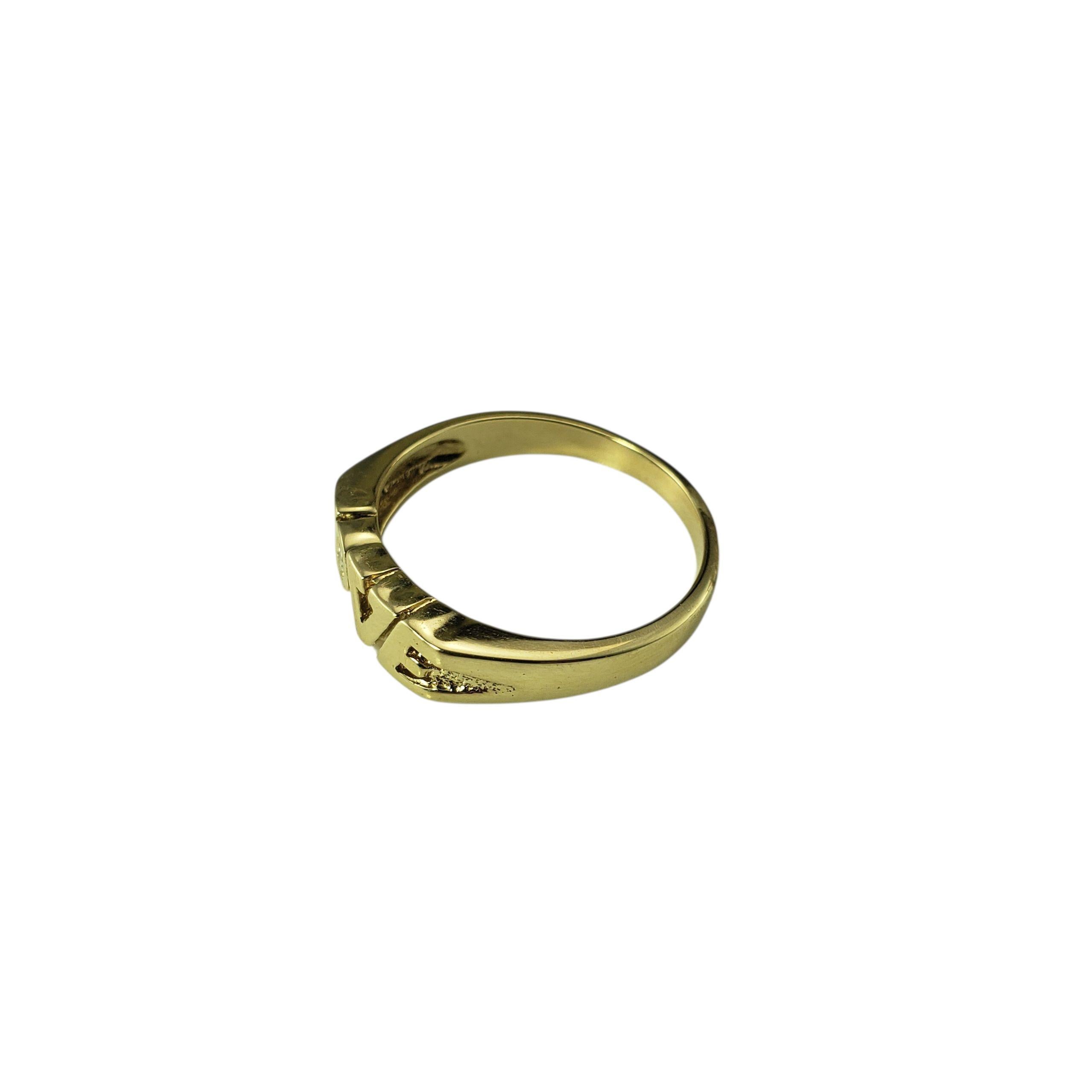 14K Gelbgold Diamant 