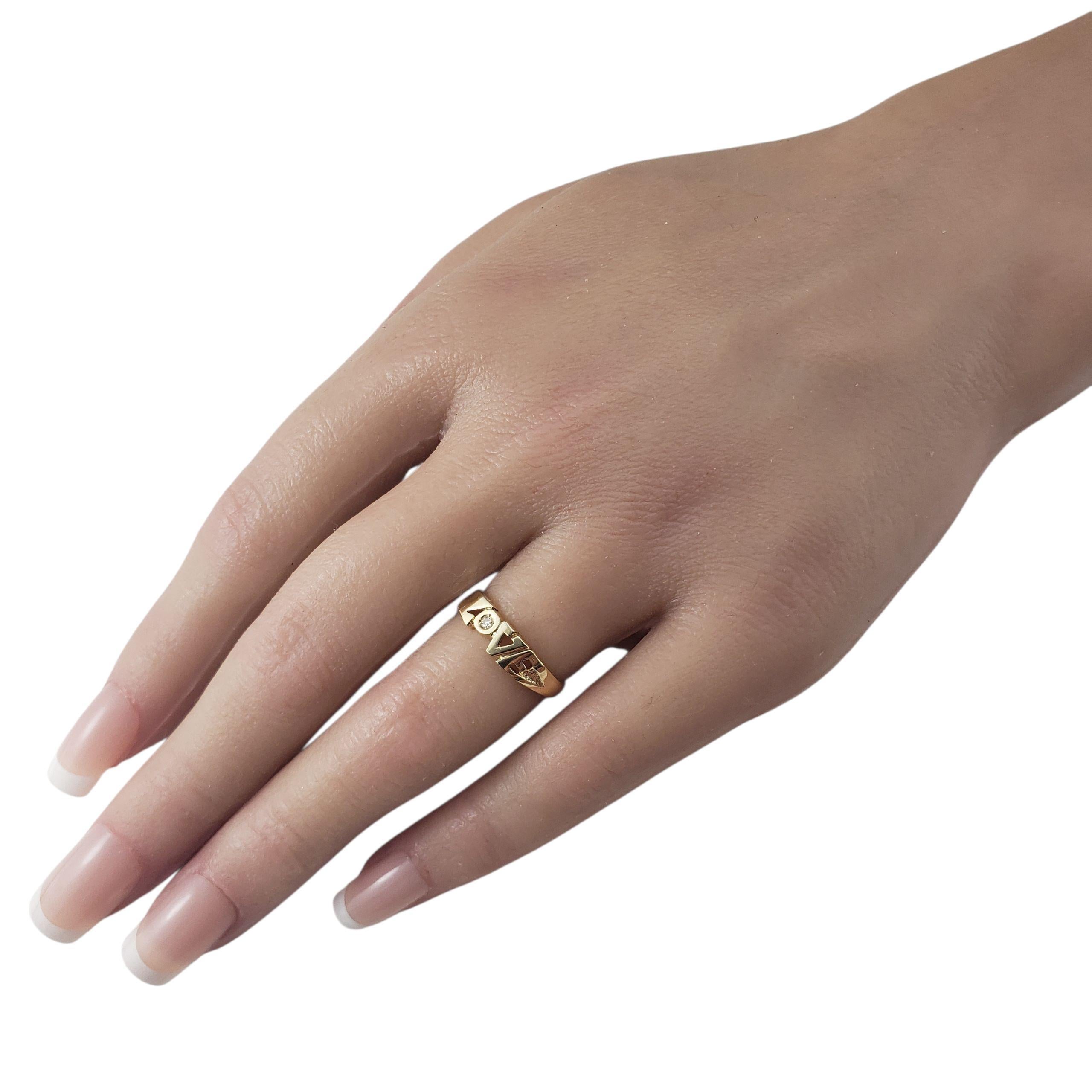 14K Gelbgold Diamant 