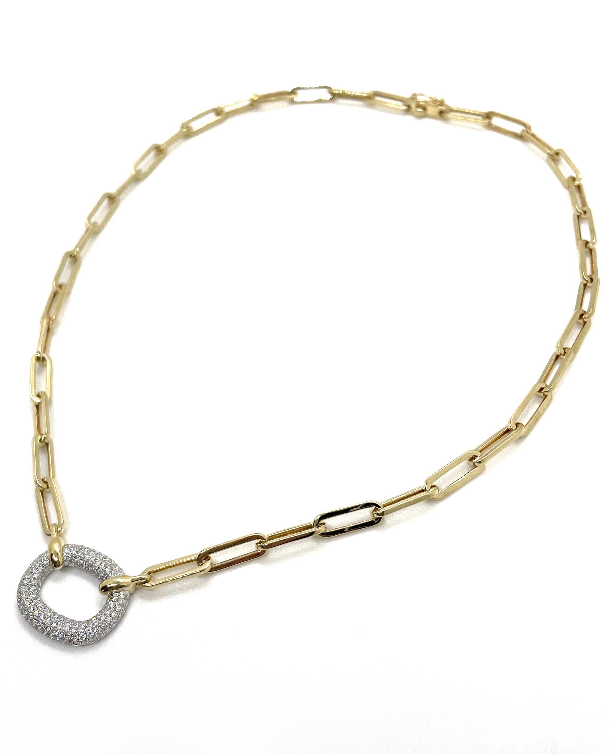 22kt yellow gold handmade diamond cut design choco chain stylish necklace