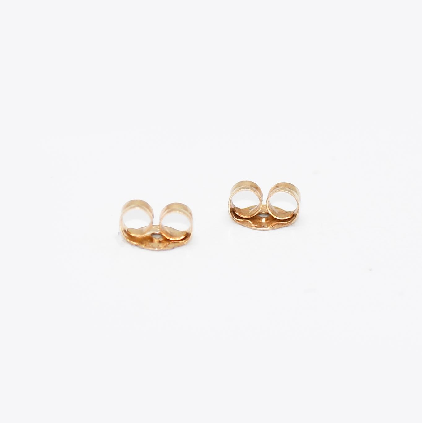 Pendentif et boucles d'oreilles en or jaune 14k, 1.50tdw, 4.4gr en vente 2