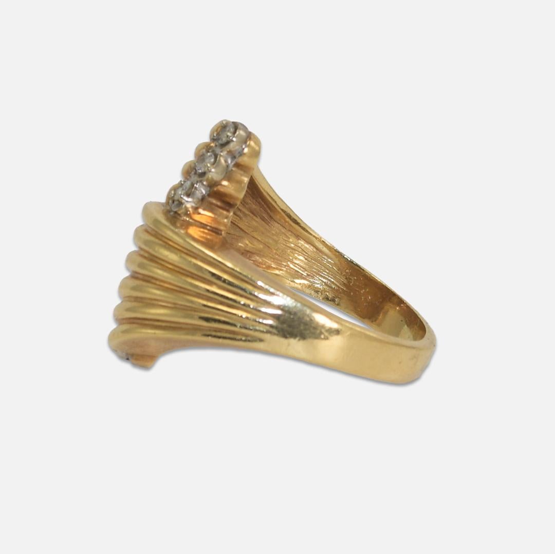 14 Karat Gelbgold Diamantring 0,15 Karat f�ür Damen oder Herren