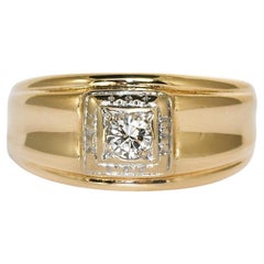 14K Yellow Gold Diamond Ring 0.20ct