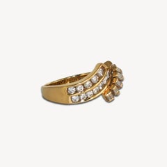 14K Yellow Gold Diamond Ring 1.00 ct, Size 8