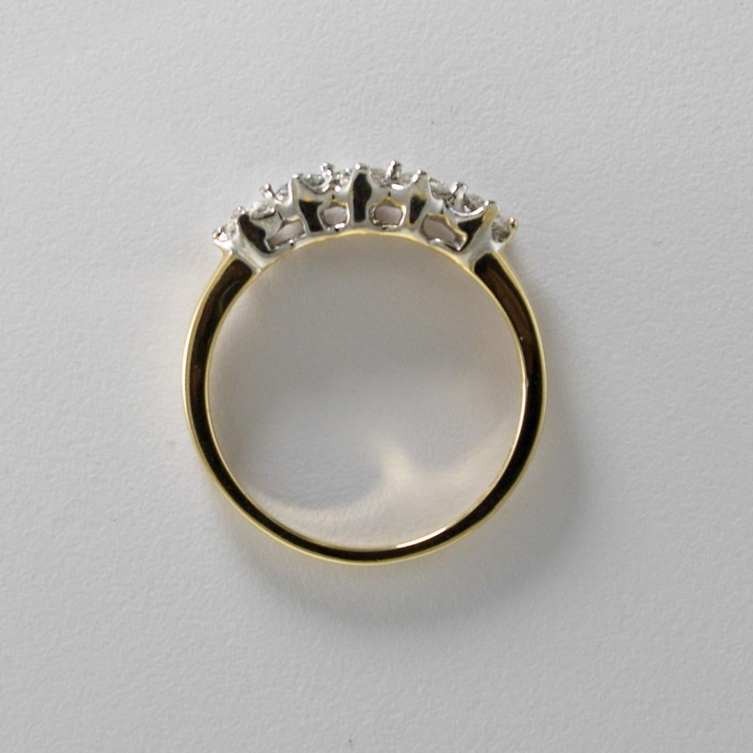 14K Yellow Gold Diamond Ring 2.4g For Sale 2