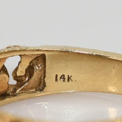 14K Yellow Gold Diamond Ring .50tdw, 6.6gr