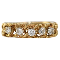 14K Yellow Gold Diamond Ring .50tdw, 6.6gr