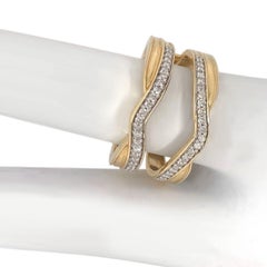 14K Yellow Gold 0.25ct Diamond Enhancer Ring