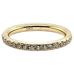 14K Yellow Gold Diamond Ring