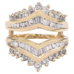 14k Gelbgold Diamant-Ring Guard