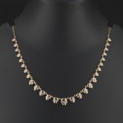 14K Yellow Gold Diamond Skull Necklace 0.53 Ct Unique Statement Jewelry for Gift