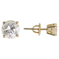 14K Gelbgold Diamant-Ohrstecker 1,50 Karat