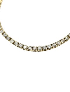 14K Gelbgold Diamant-Tennisarmband #24988