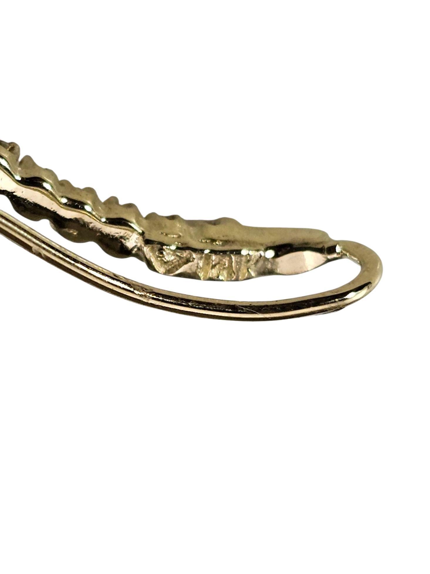 Taglio brillante Orecchini con diamanti in oro giallo 14K #23765 in vendita