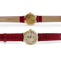 14 Karat Yellow Gold and Diamond Watch Vicence, Italy