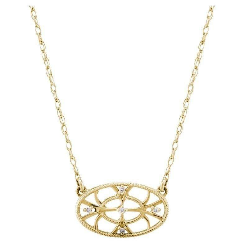 14k Yellow Gold + Diamonds Alchemy Pendant by Viviana Langhoff For Sale