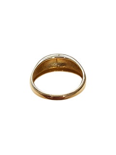14K Yellow Gold Dome Ring Size 9 #25503