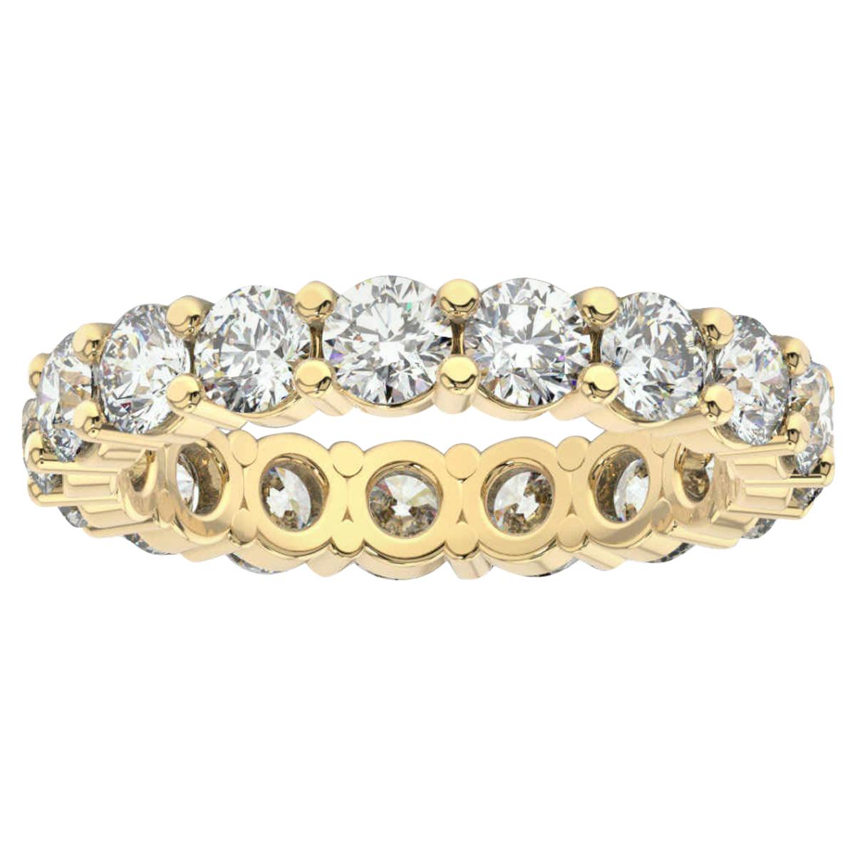 Bague d'éternité Doris en or jaune 14 carats avec diamants (2 1/2 Ct. tw)