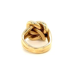 14K Yellow Gold Double Love Knot Ring