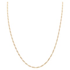 14K Yellow Gold Double Twist Rope Chain 14K Yellow Gold Double Twist Rope Chain