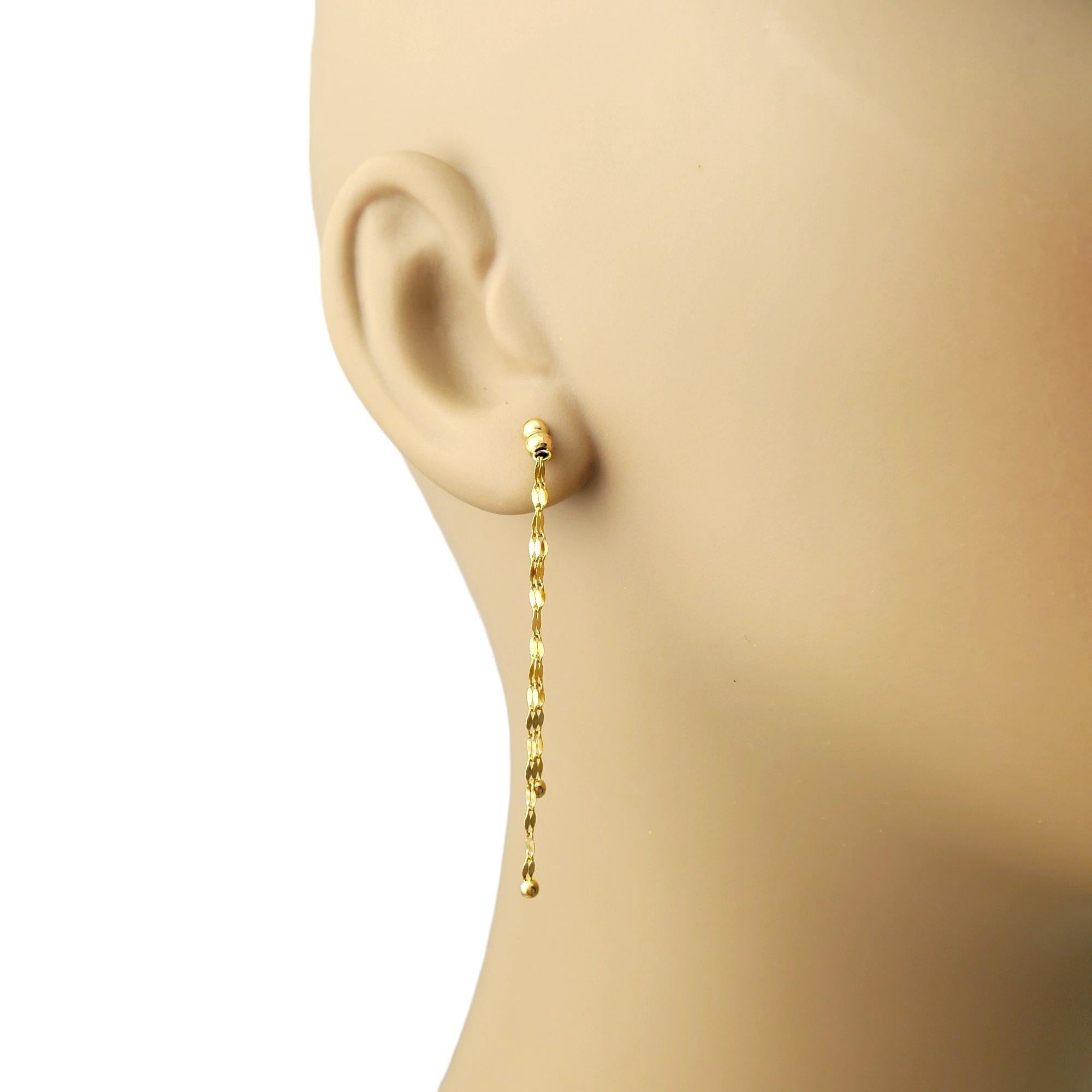 Pendants d'oreilles en or jaune 14 carats n°16302 Pour femmes en vente