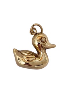 14K Yellow Gold Duck Charm #25623
