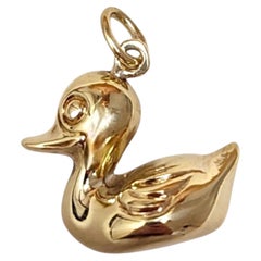 14K Yellow Gold Duck Charm #25623