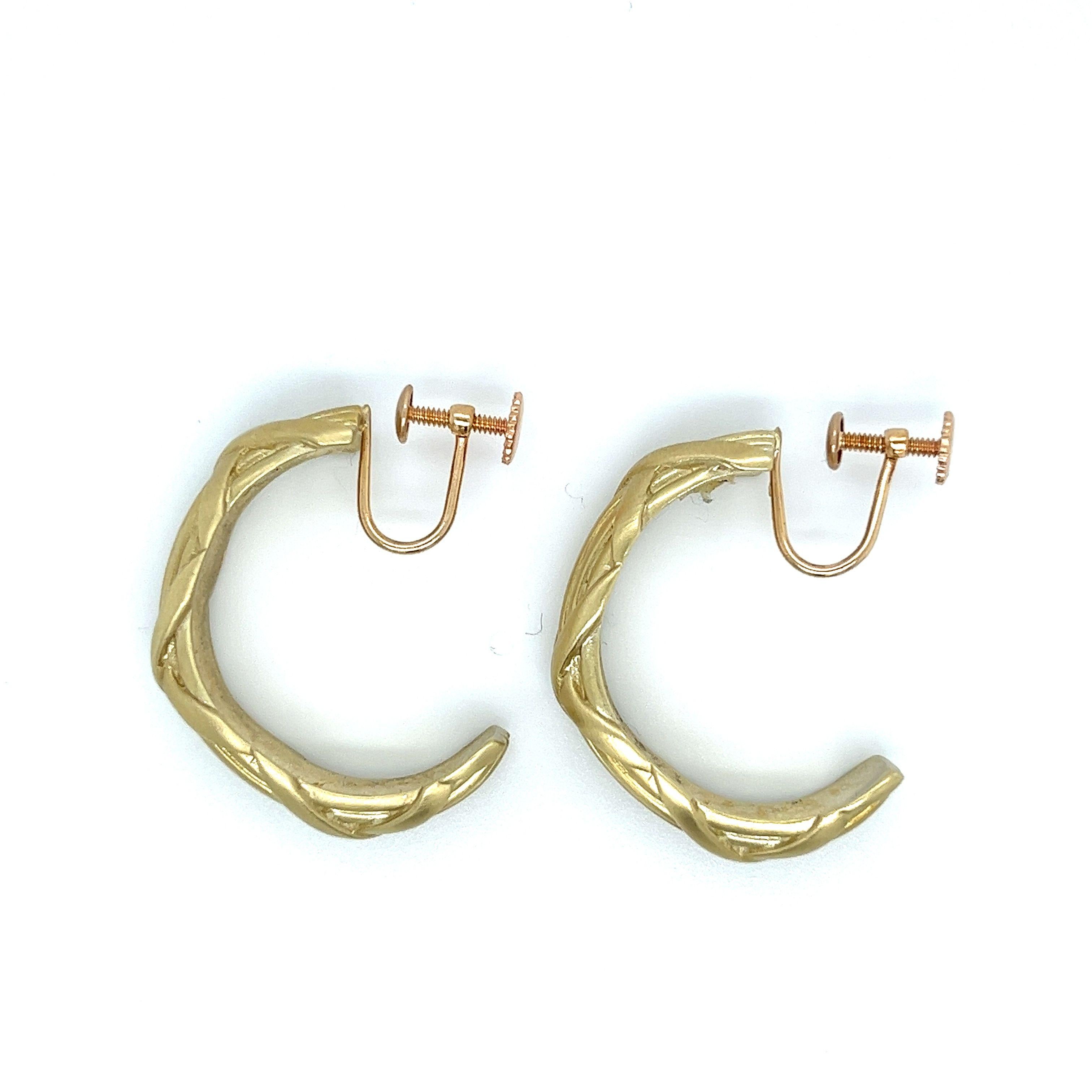 Donna Set di orecchini, anelli e braccialetti in oro giallo 14K  Mignon Faget Spazzolato in vendita