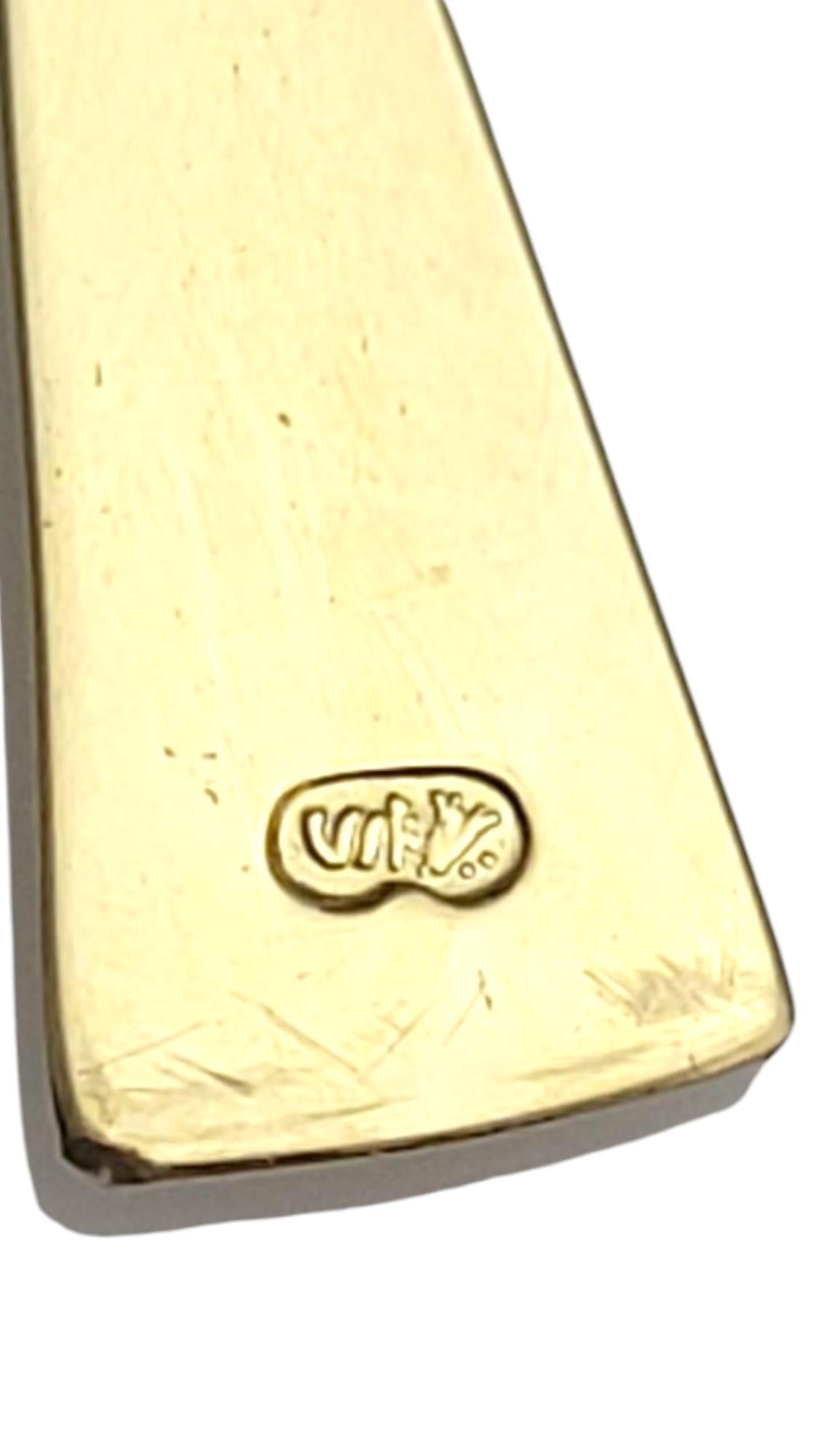 14K Yellow Gold Egyptian Ankh Pendant #21070 In Good Condition For Sale In Washington Depot, CT