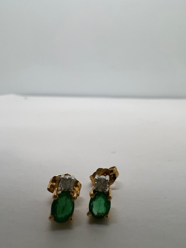 Peyton Emerald CZ Earrings main image 1