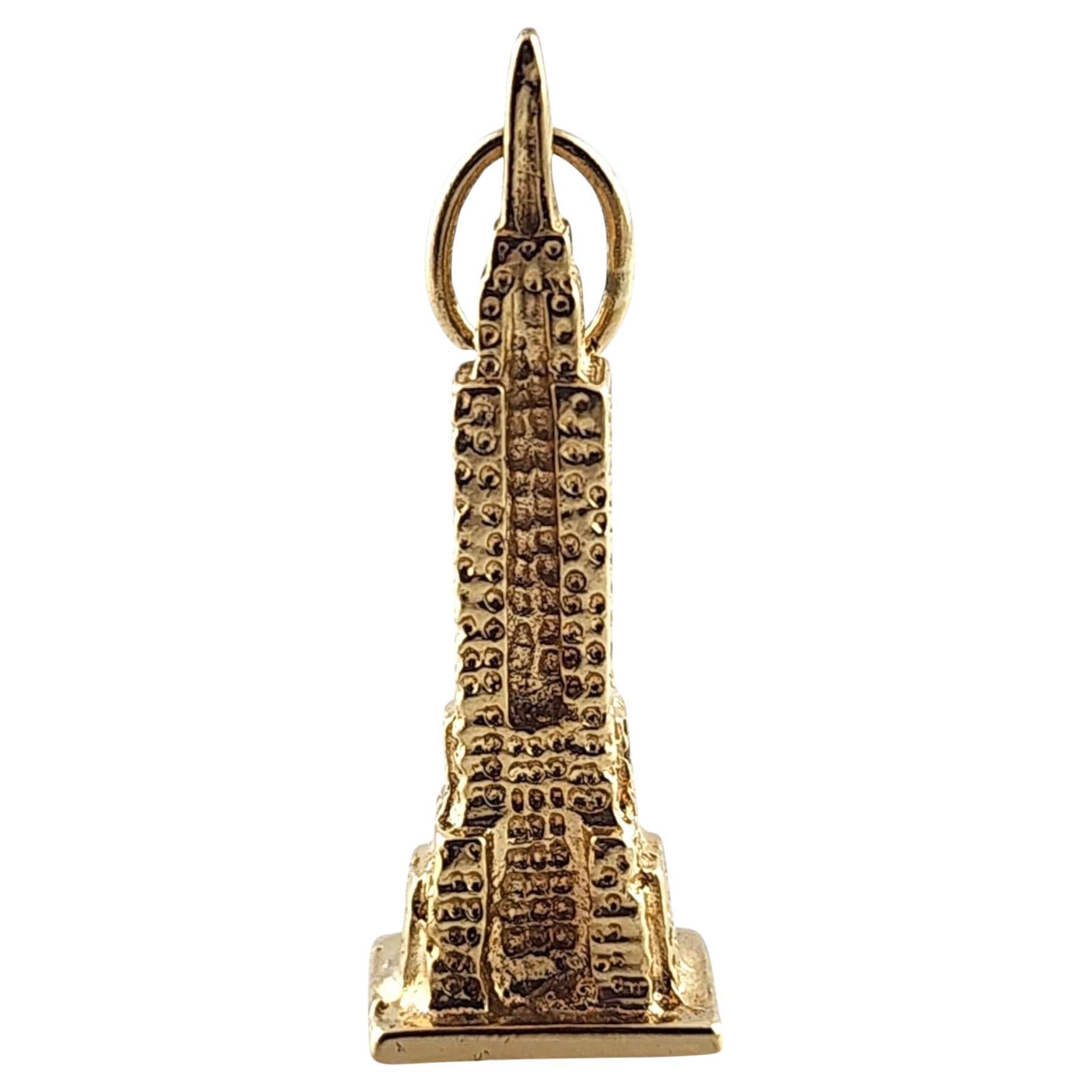14K Yellow Gold Empire State Building Charm #18775