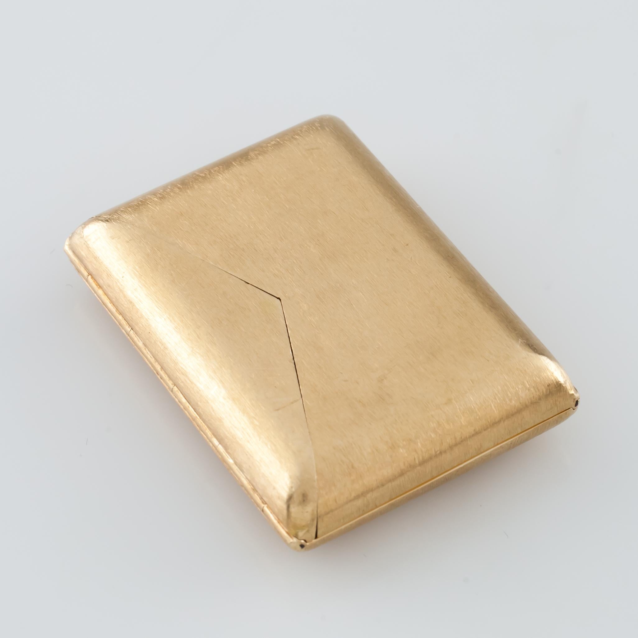 14k Gelbgold Umschlag-Taschenuhr von Kior! Ein großartiges Vintage-Stück! im Zustand „Gut“ im Angebot in Sherman Oaks, CA