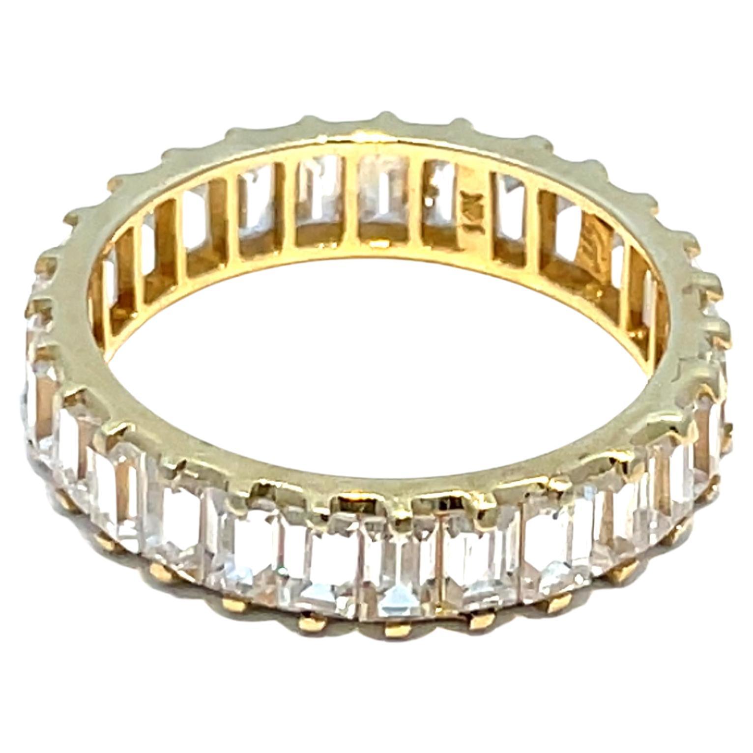 14K Yellow Gold Eternity Band