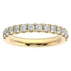 14K Yellow Gold Ethel Micro-Prong Diamond Ring '3/4 Ct. tw'