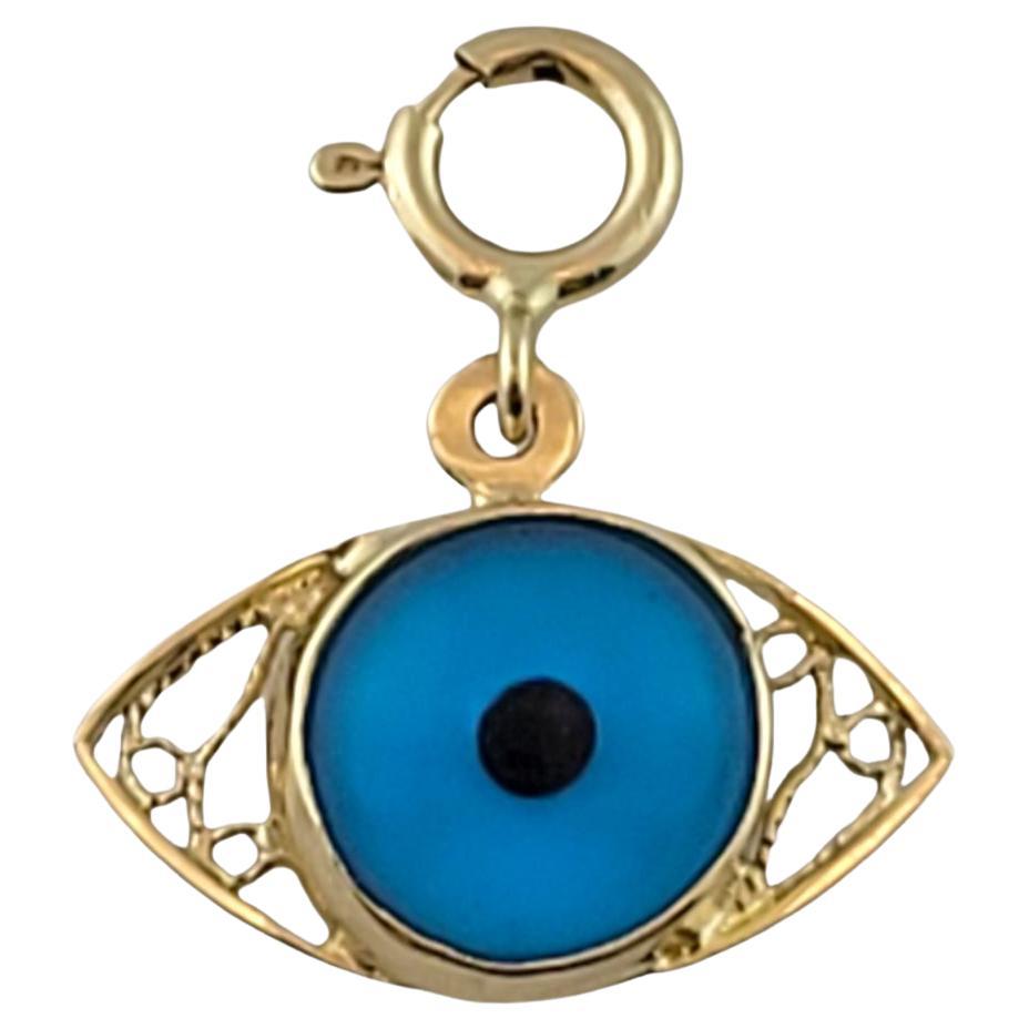 Breloque Evil Eye n° 14298 en or jaune 14 carats en vente