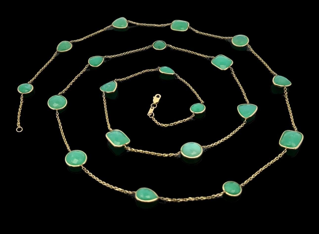 --Piedra(s):--
(20) Piedra Verde Natural - Talla Facetada - Engastada en Bisel - Color Verde Medio - 10,18 x 12,42mm (rectángulo) - 8,60mm (redonda) - 8,29 x 11,51mm (pera)


Material: Oro amarillo macizo de 14 quilates
Peso: 17,68 gramos
Tipo de