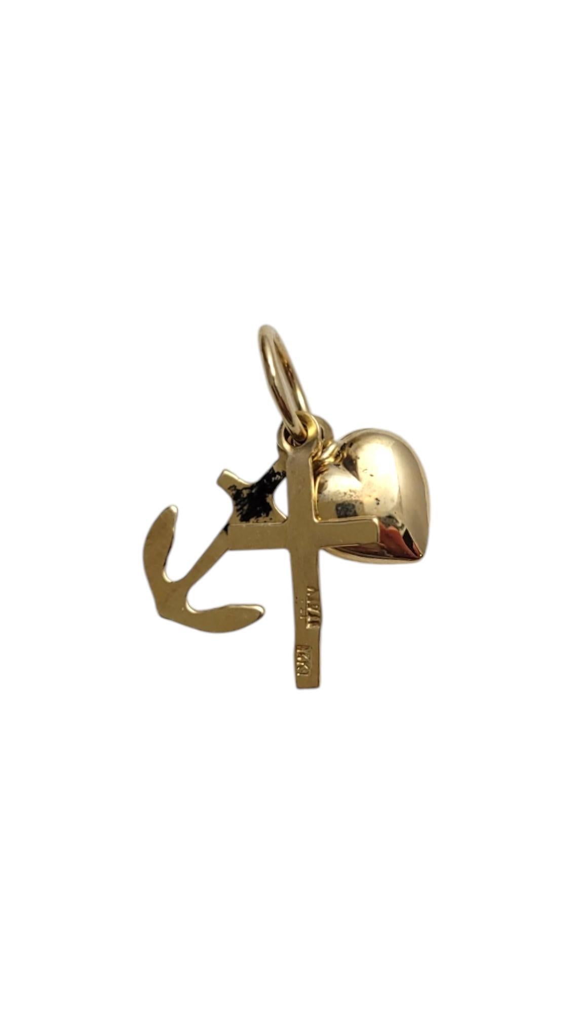 14K Yellow Gold Faith, Hope & Charity Charm #19845 1