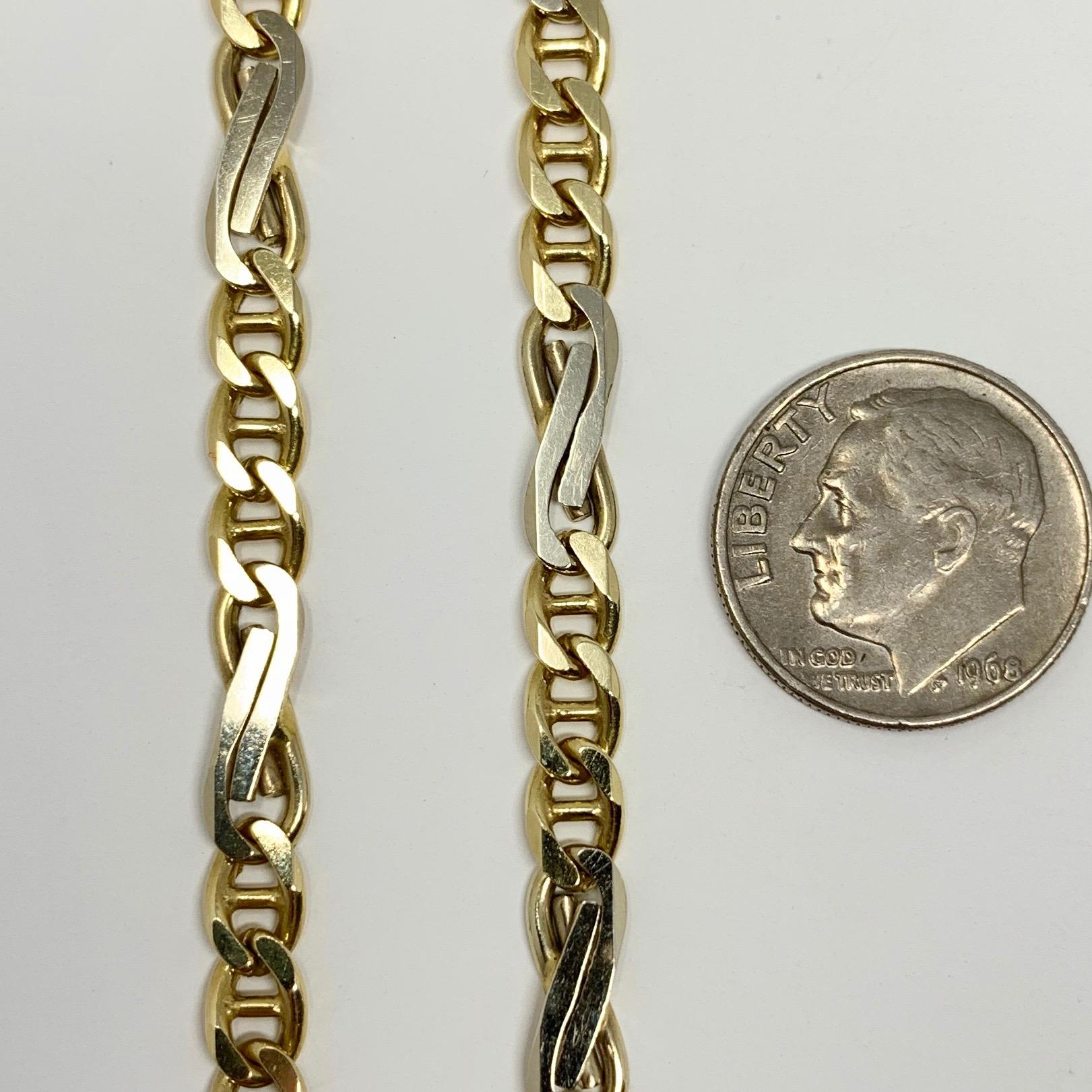 14k gucci link chain