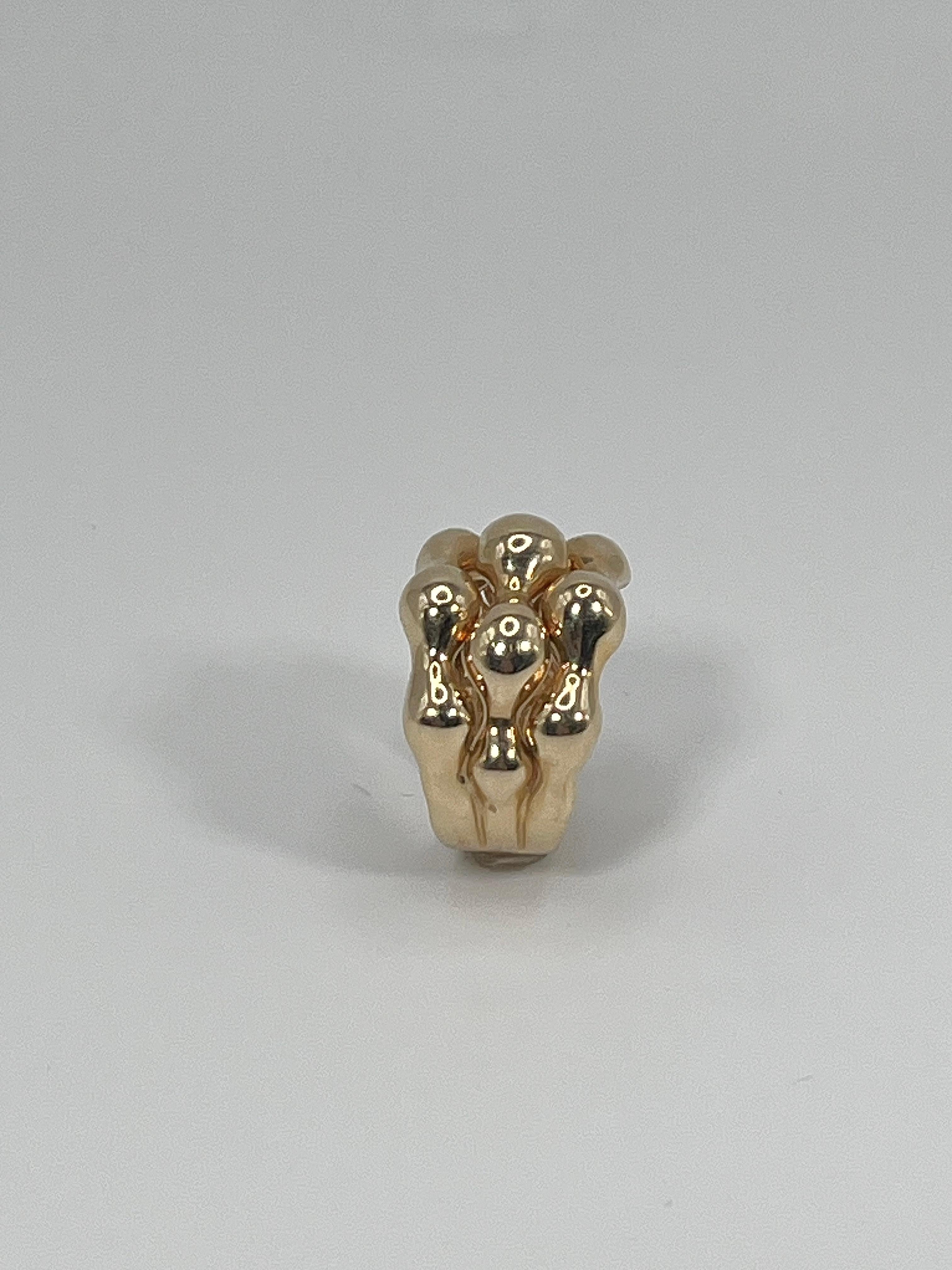 14K Yellow Gold Fashion Ring In Excellent Condition For Sale In Stuart, FL