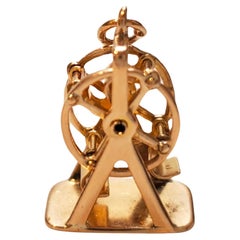 14K Yellow Gold Ferris Wheel Charm #17883