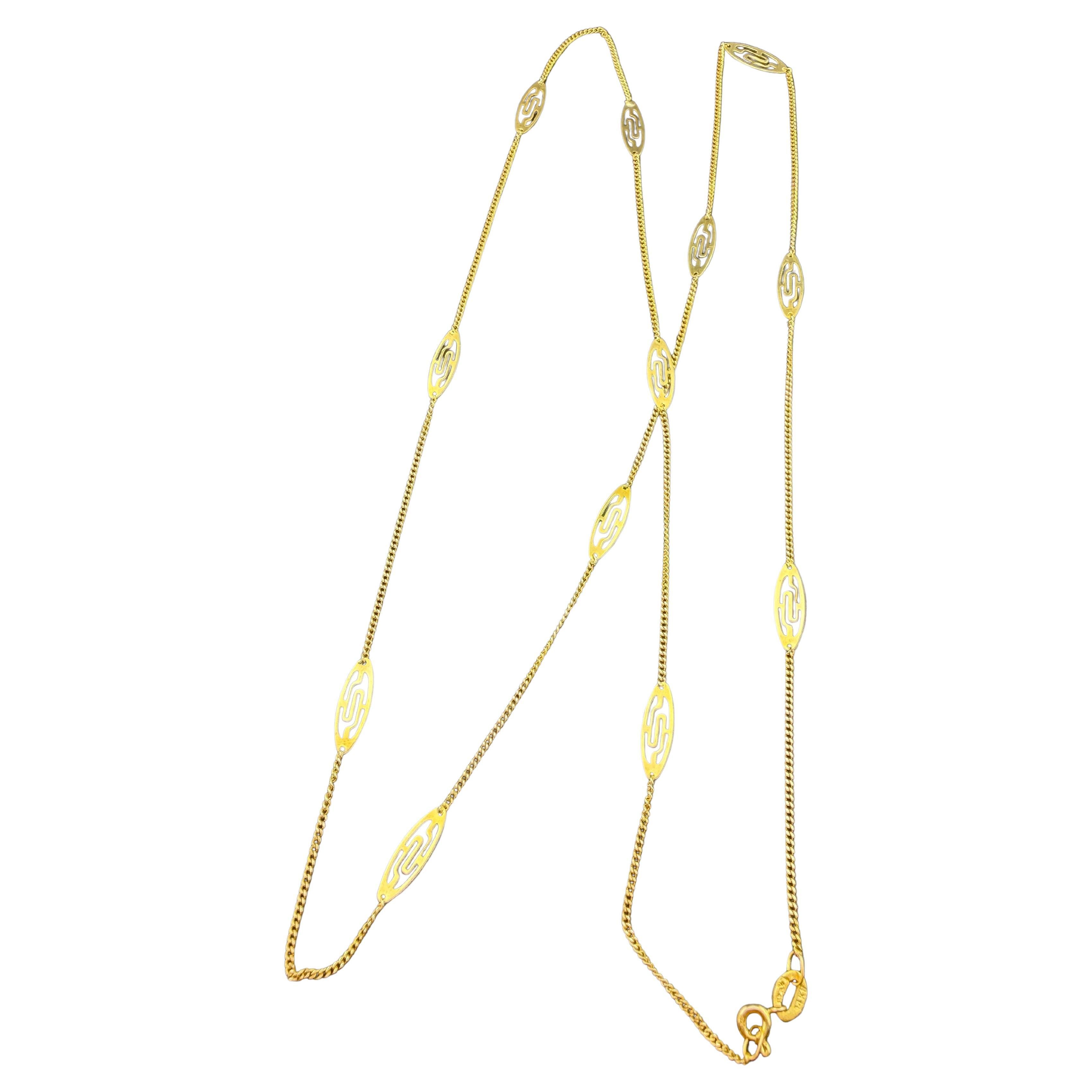 Chaîne en or jaune 14k Filigree