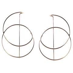 14K Yellow Gold Fill Aurora Hoops by Cindy Liebel Jewelry