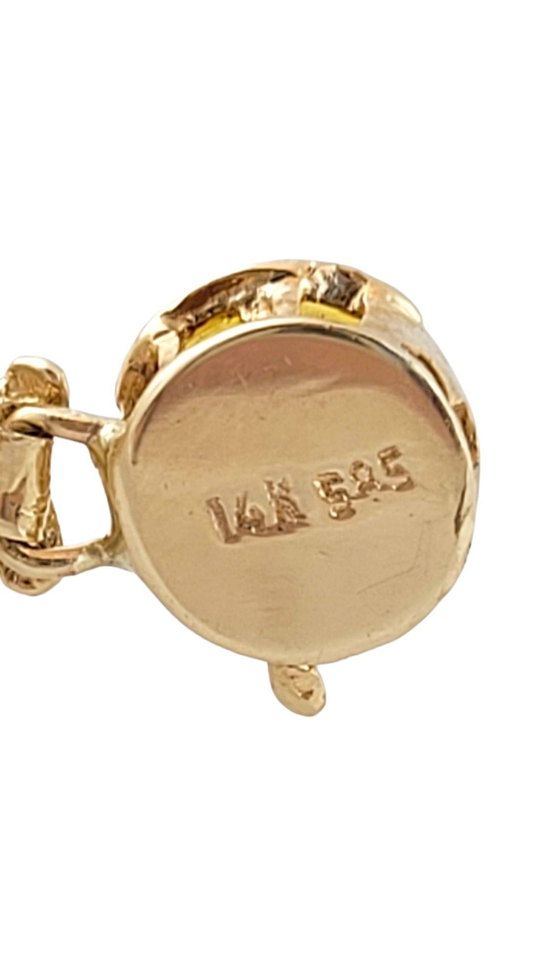 14K Gelbgold Süßwasserperlen-Armband #14472 2