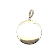 14K Yellow Gold Gemini Zodiac Diamond Charm/Pendant