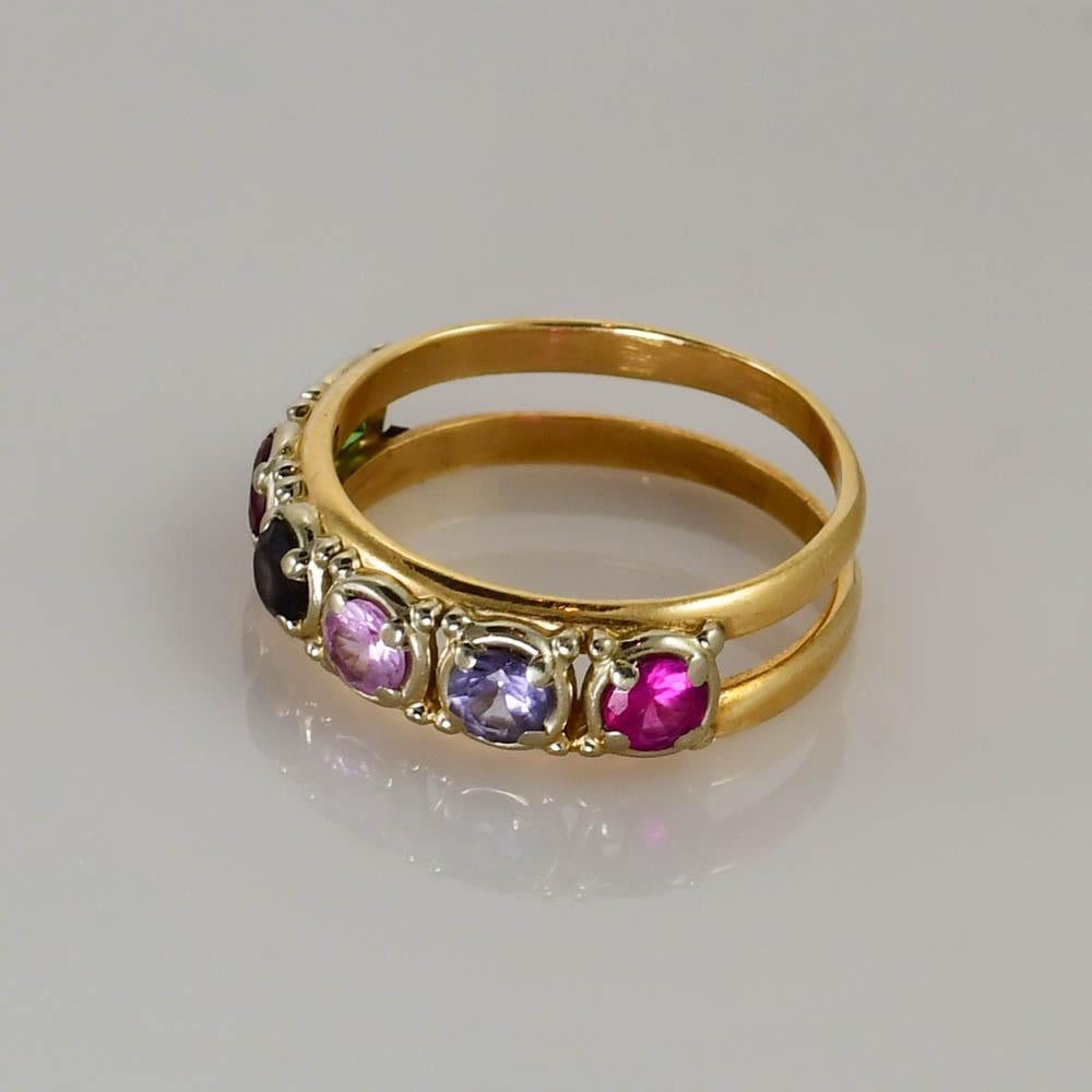 gold gemstone rings
