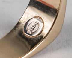 14 Karat Yellow Gold Gentleman's Diamond Ring